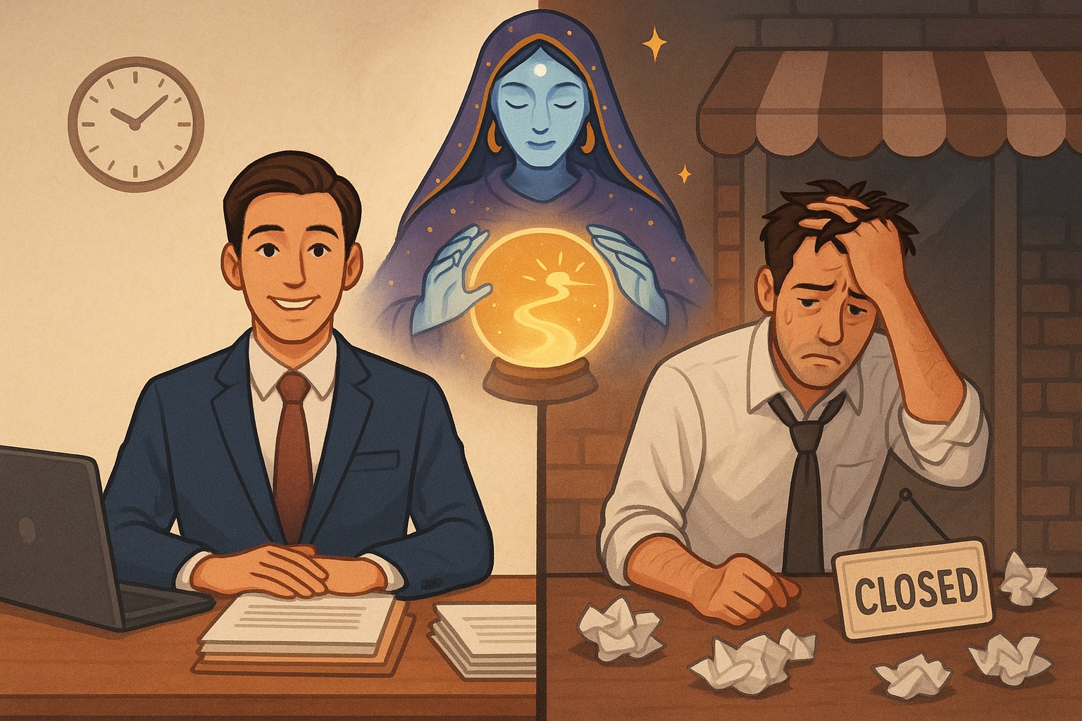 Người đàn ông thất bại trong kinh doanh